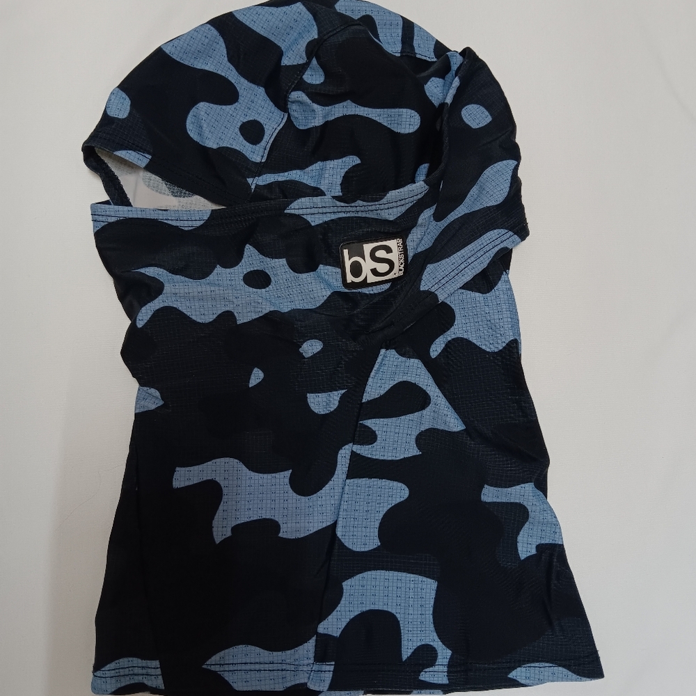 Black and Blue Camouflage Hoodie